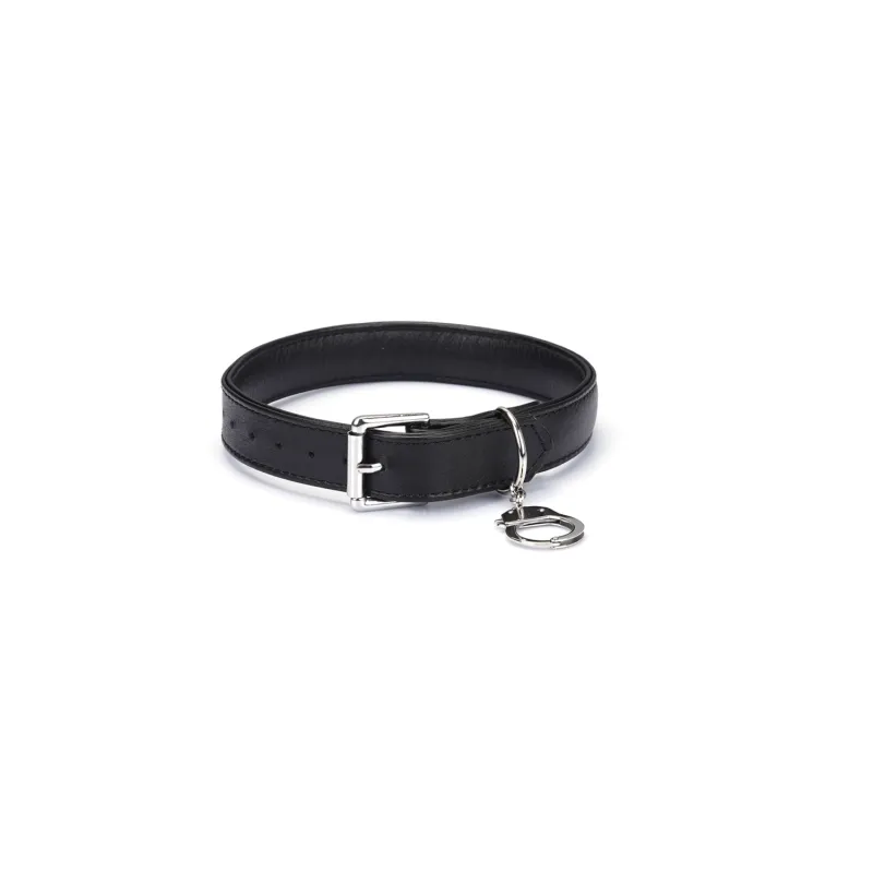 CL-81031BK Black Choker w/ Cuff Pendant