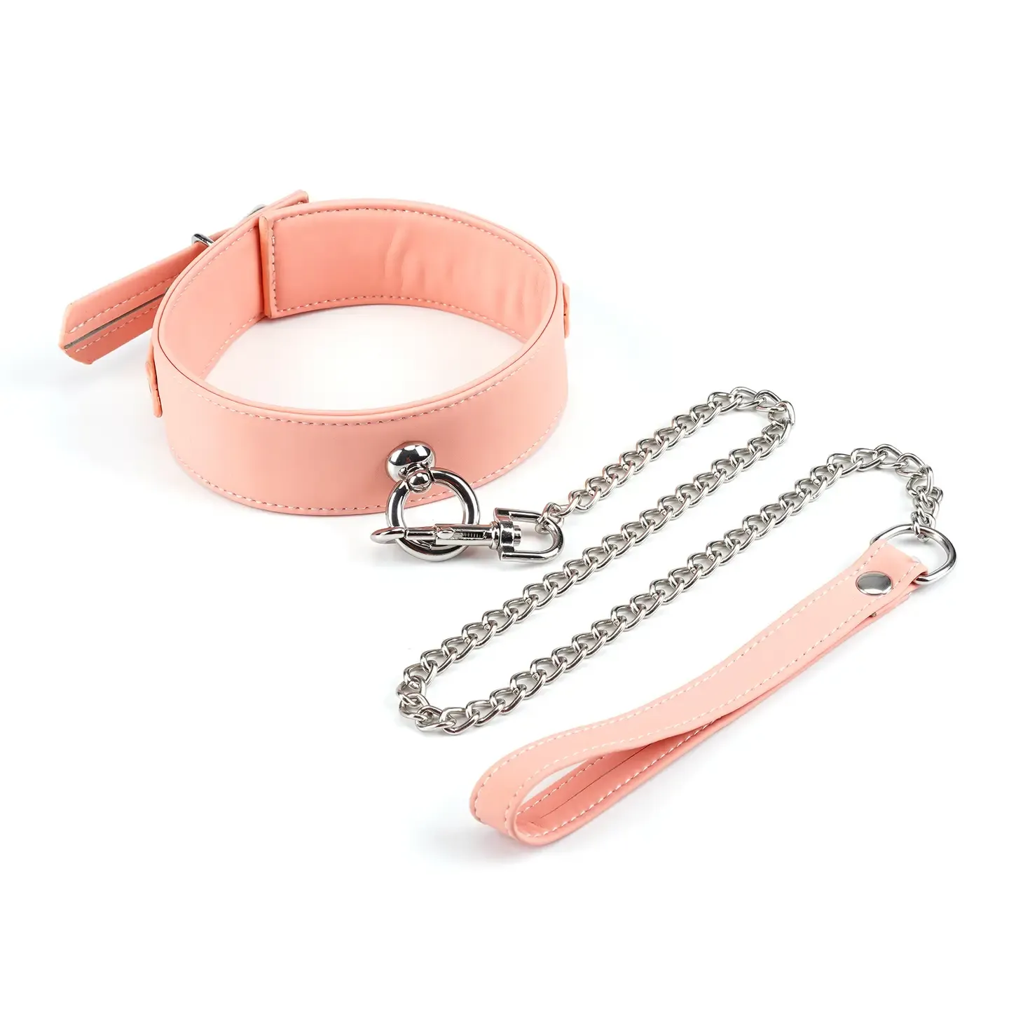 OGS-03 Dark Pink Collar w/ Leash