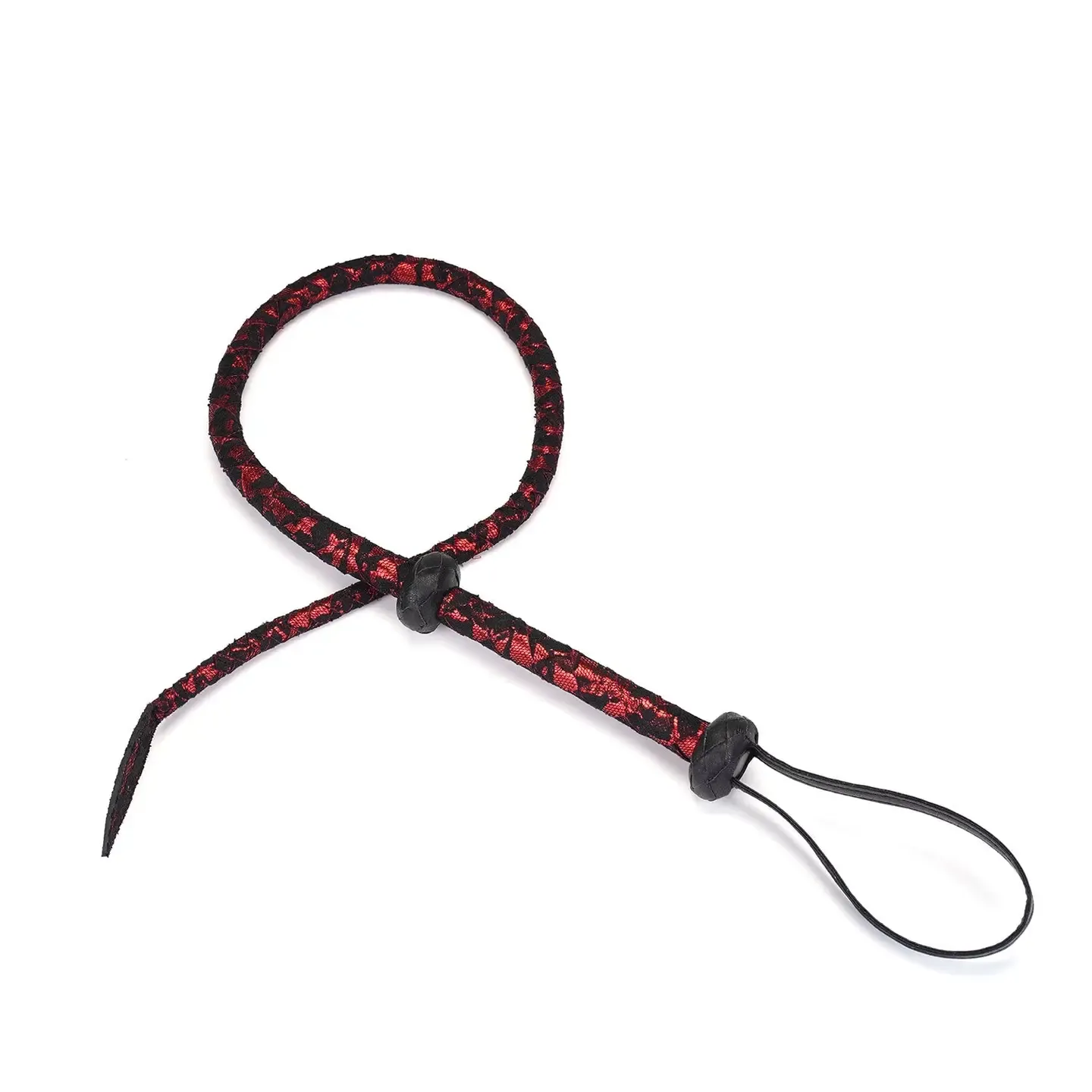 WP-80303RD Victorian Gardenlace Bull Whip