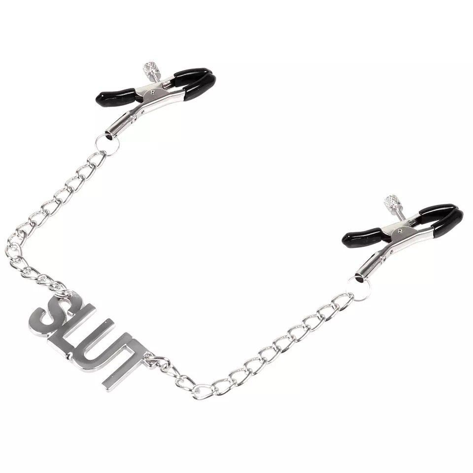 NC-17 Slut Nipple Clamps