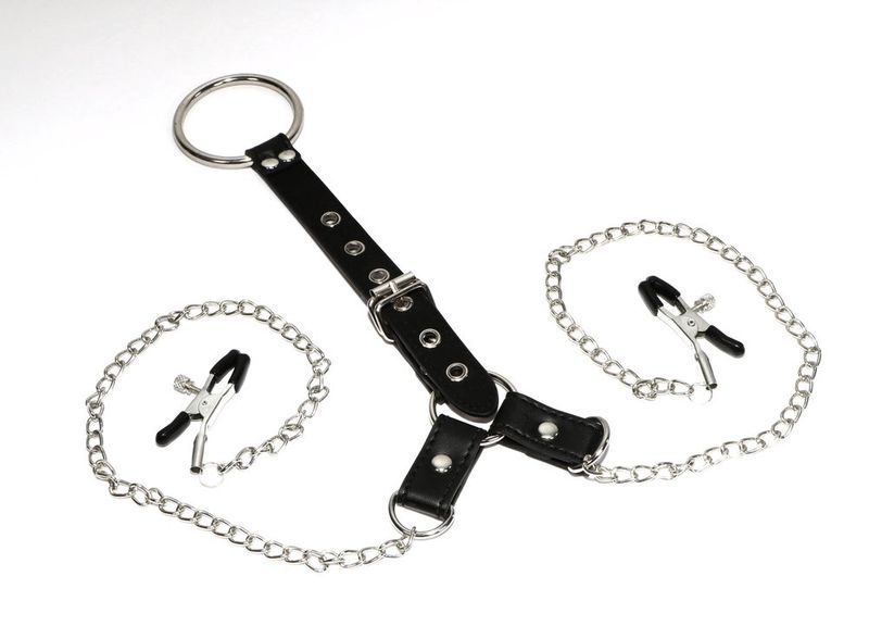 MH-11 Nipple Clamp w/ Chain &amp; C-Ring