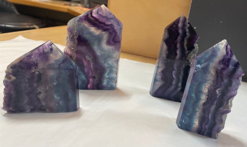 Fluorite Towers 4pc
