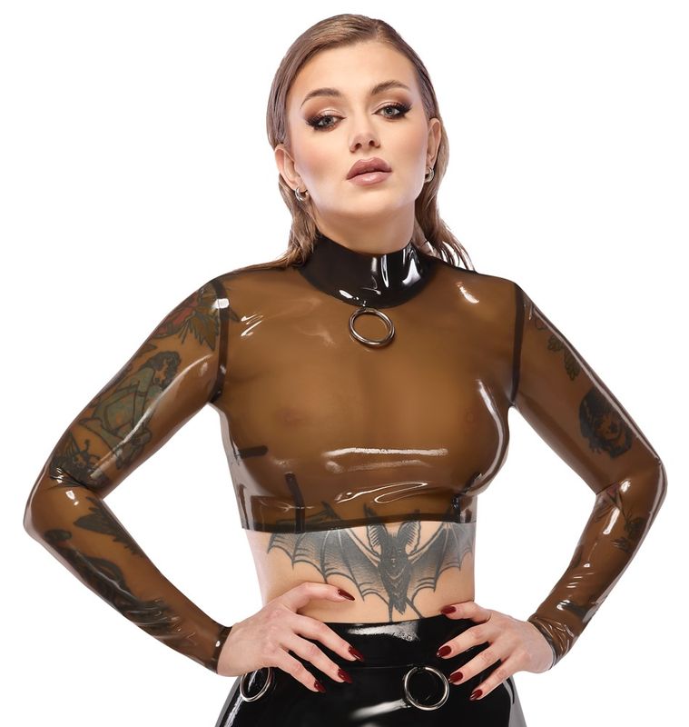 2901374 Latex Crop Top