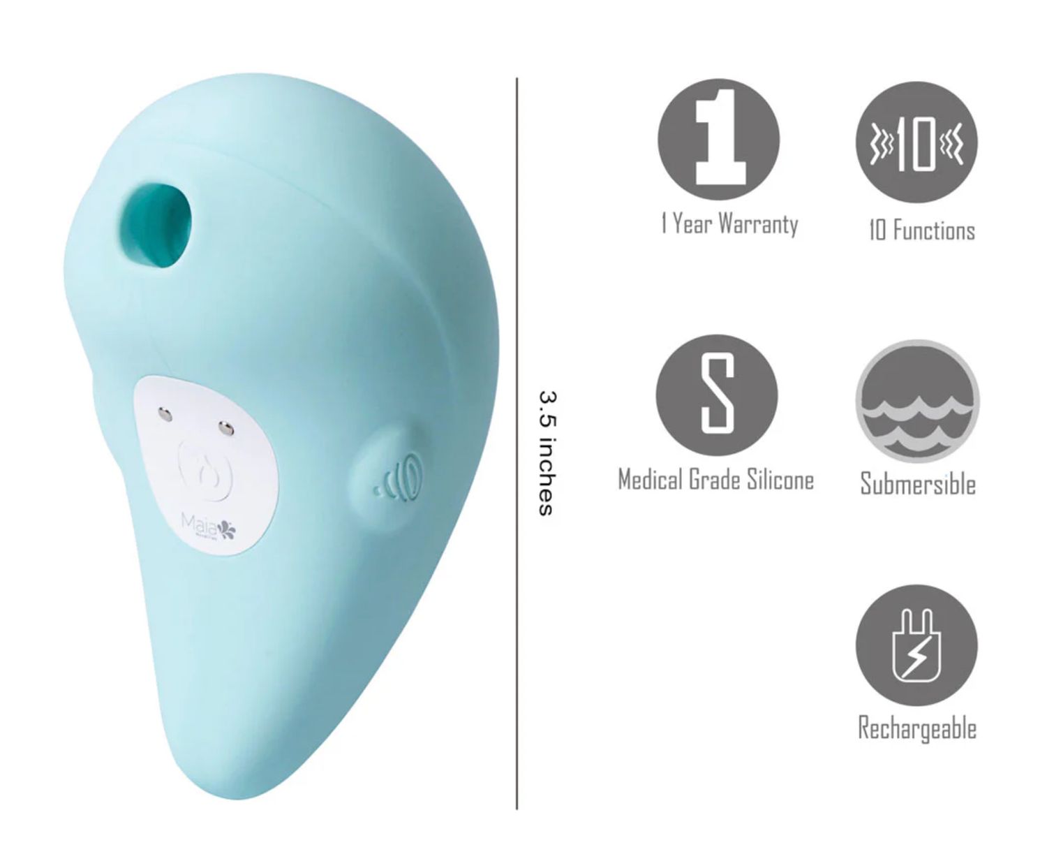 Marina Silicone Air Vibrator