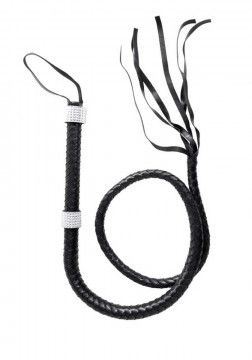 LA-2626 Rhinestone Handle Whip