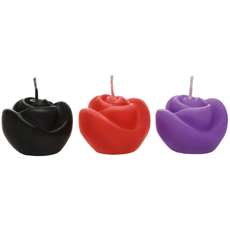 XR-052513 Rose Candle Trio