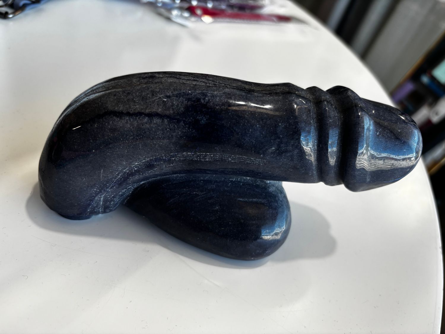 Blue Aventurine Penis