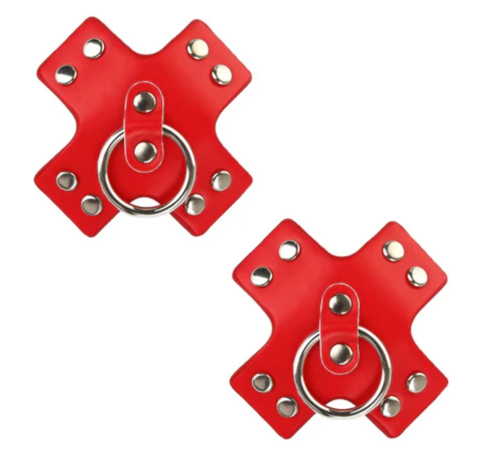 BN-NIR-RED Reusable Pasties Red w/Ring