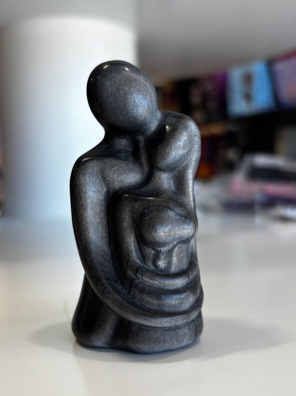 Silver Obsidian Couple
