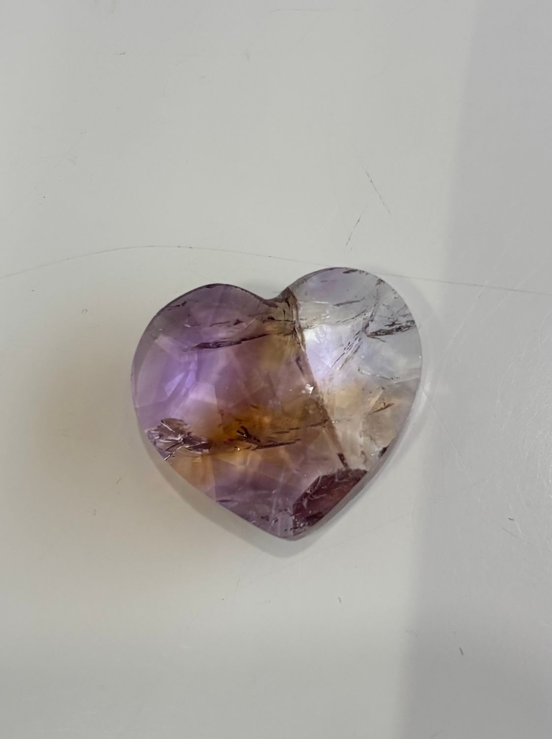 Ametrine Heart