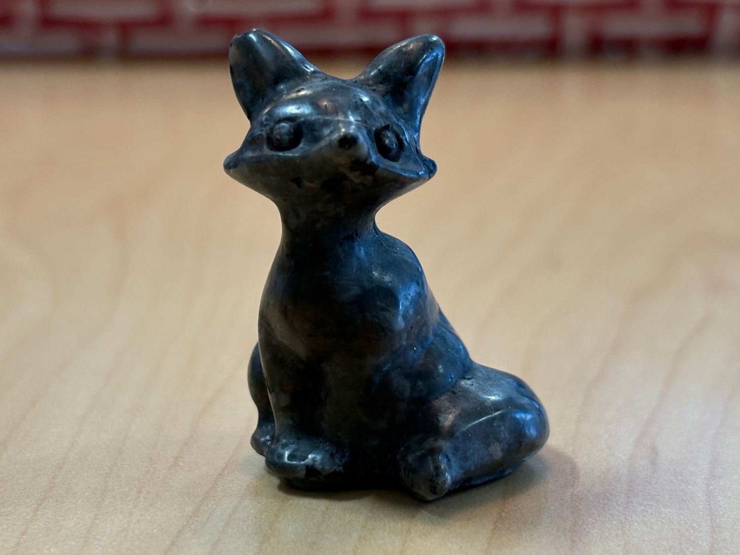 Firework Stone Fox Carving