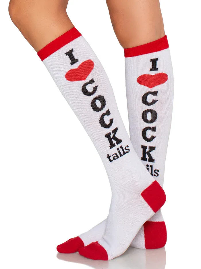 LA-5606 Cocktails Knee High Socks 