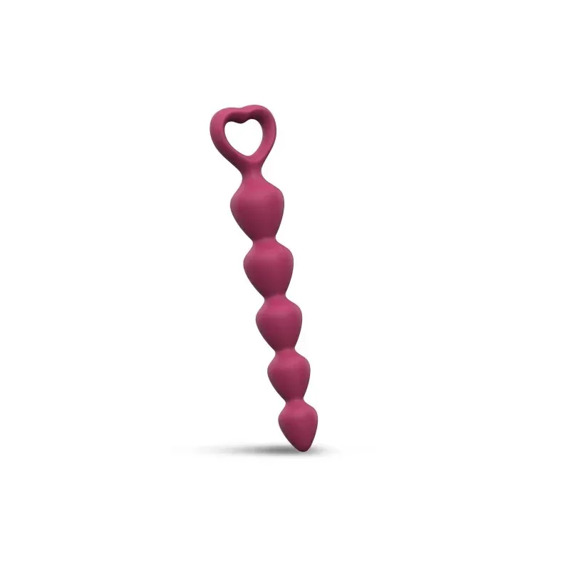 LV2442 Bing Bang Anal Beads Plum Medium