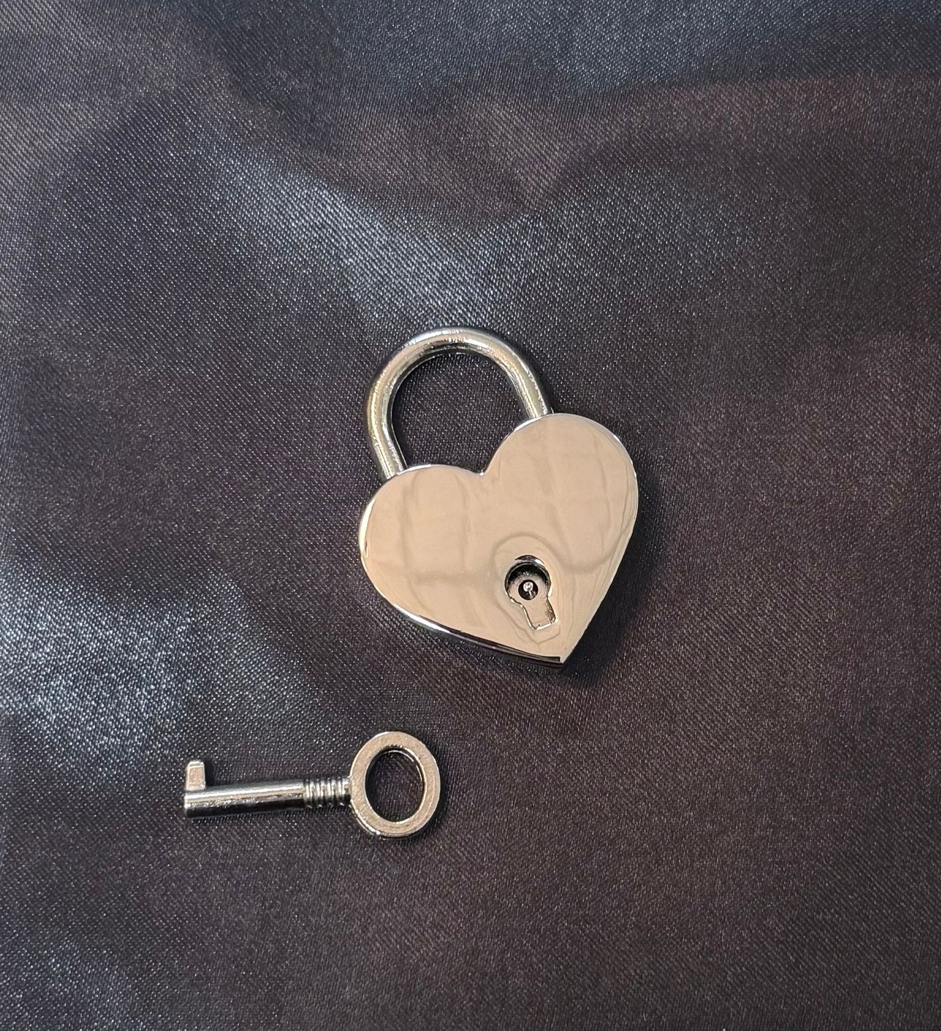 Silver Heart Lock