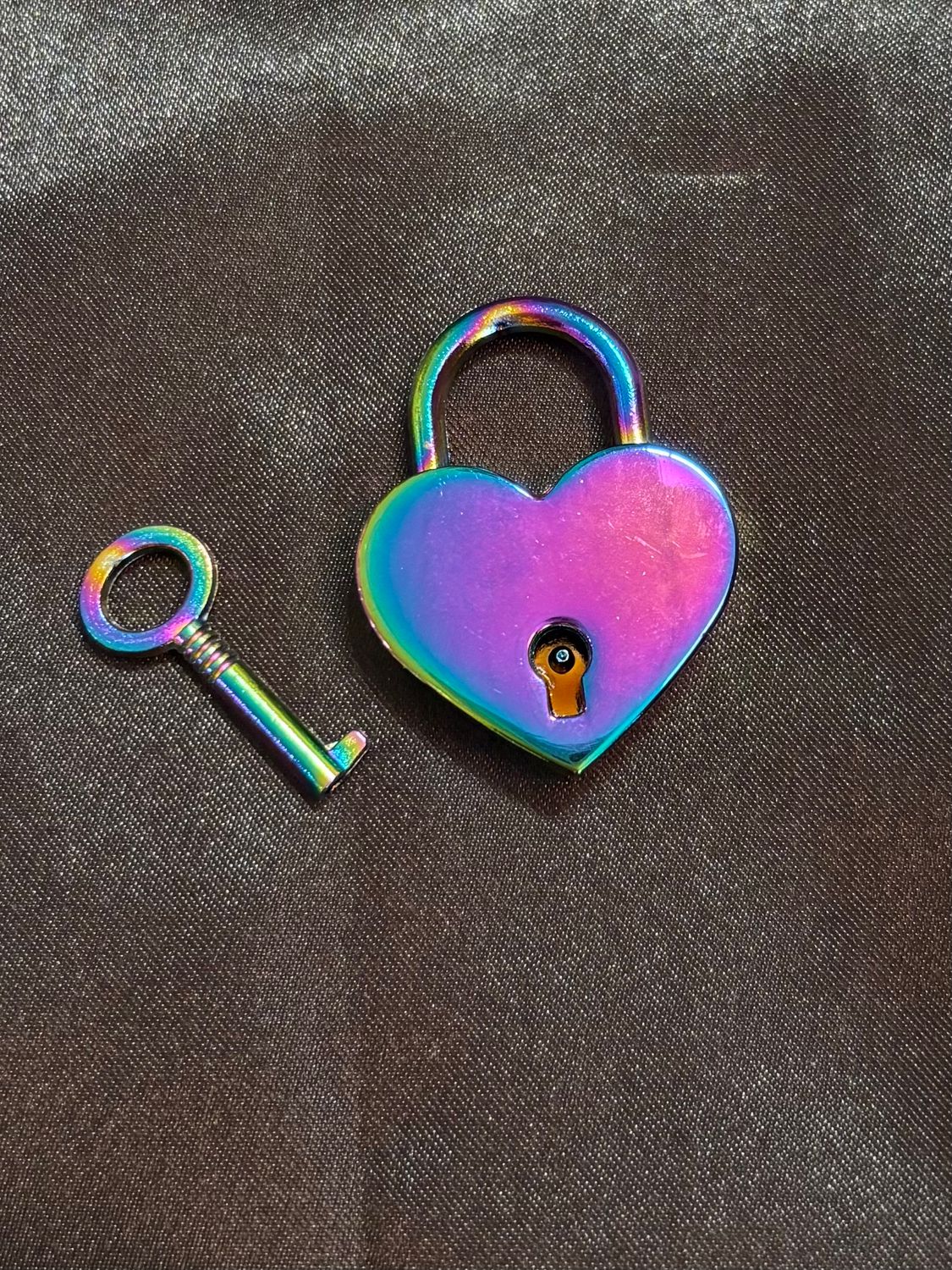 Rainbow Heart Lock