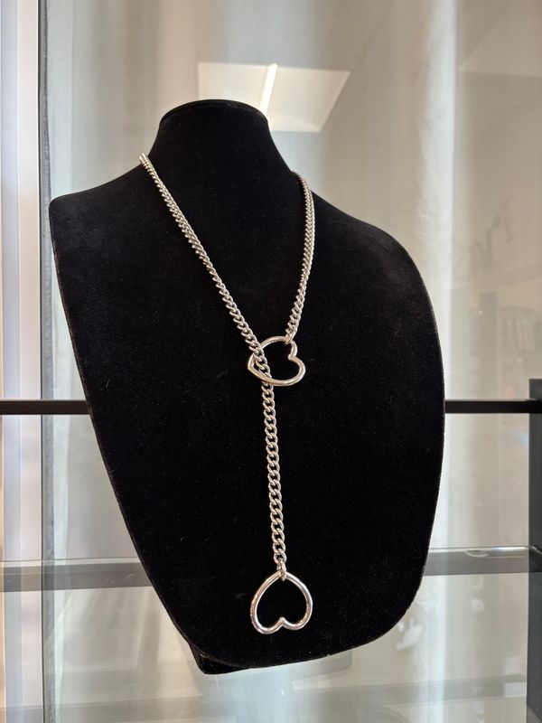 Slip Chain Silver Heart