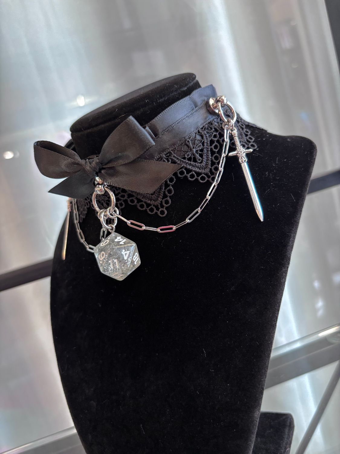 Lace Choker Black D&amp;D