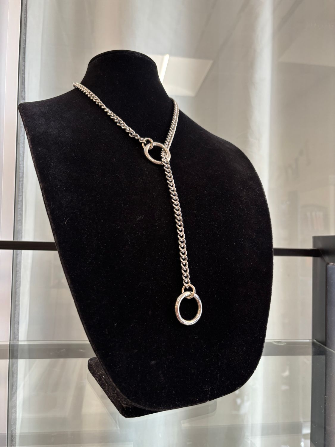 Slip Chain Silver Round