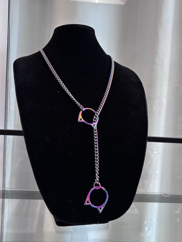 Slip Chain Rainbow Kitty