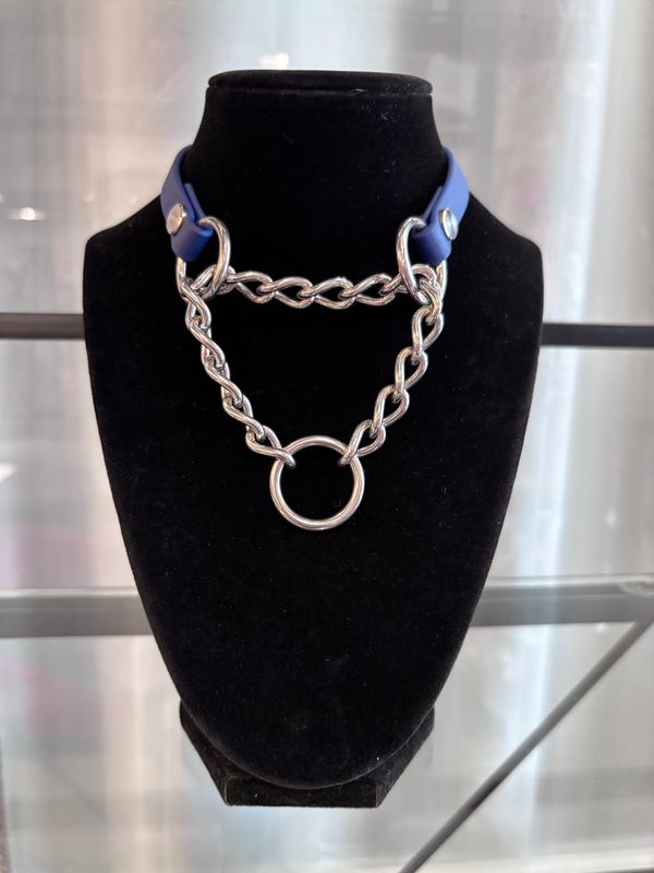1/2in Locking Bio Martingale Navy Round