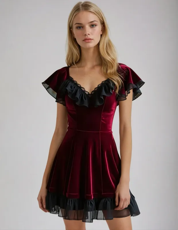 AI1037 Jaina Velvet Dress