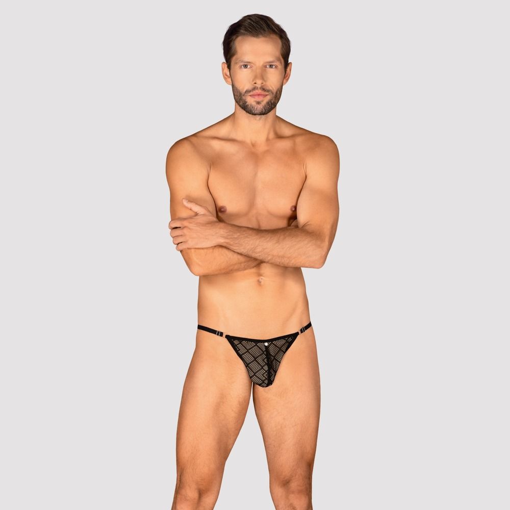 2111721 Severio Mens Thong Black S-L