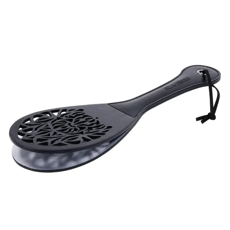 SP1077 Lace Spanker Black