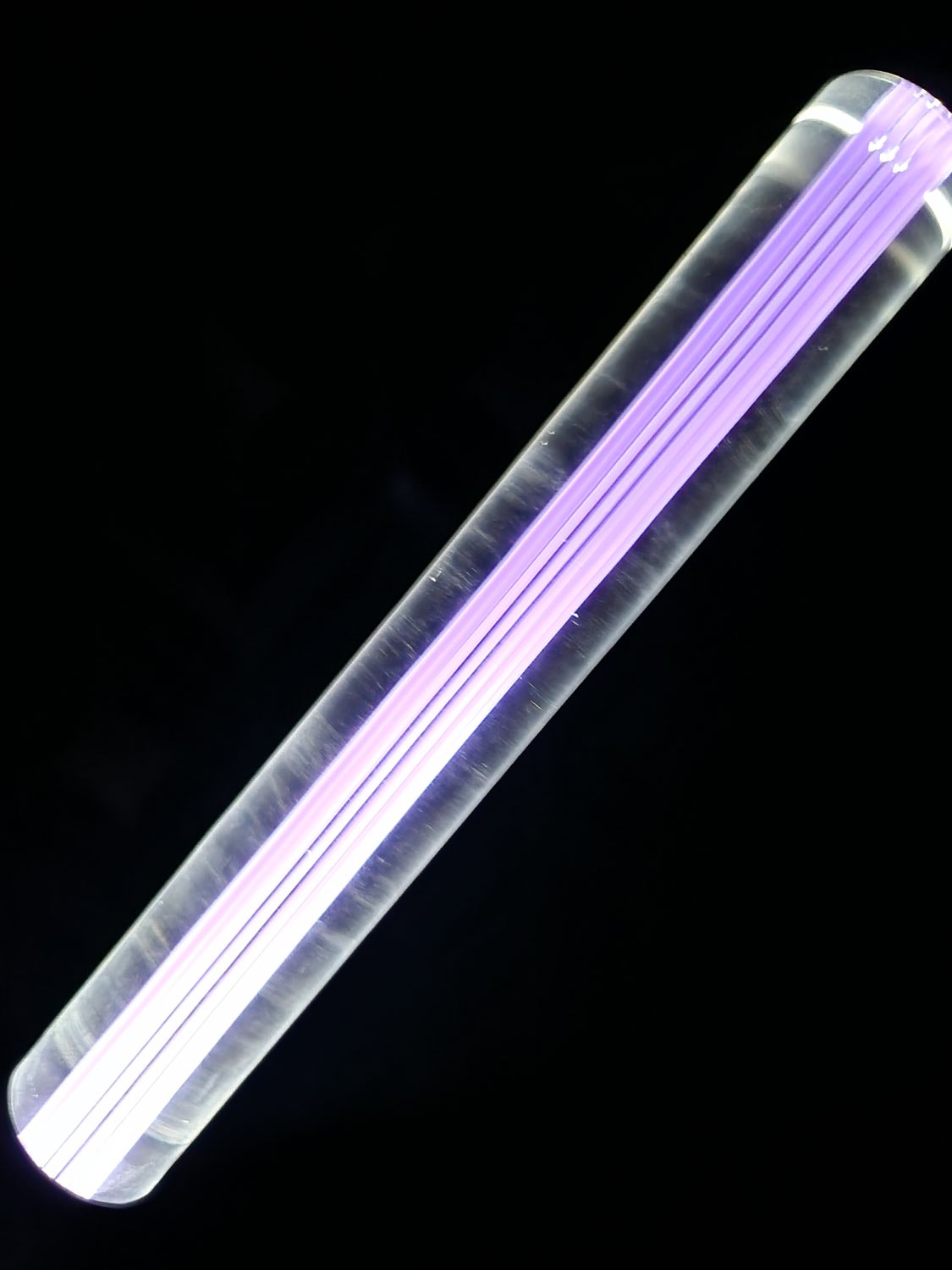 Light Up Cane Short w/ Wrap, Color: Purple Rain