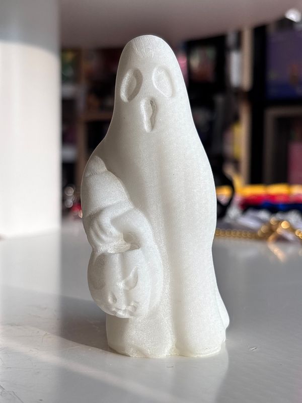 White Jade Ghost W/ Pumpkin