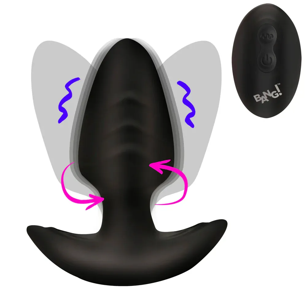 XRAH489 Vibe/Rotating Butt Plug