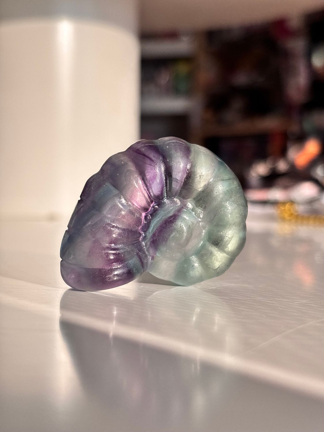 Fluorite Shell Carving