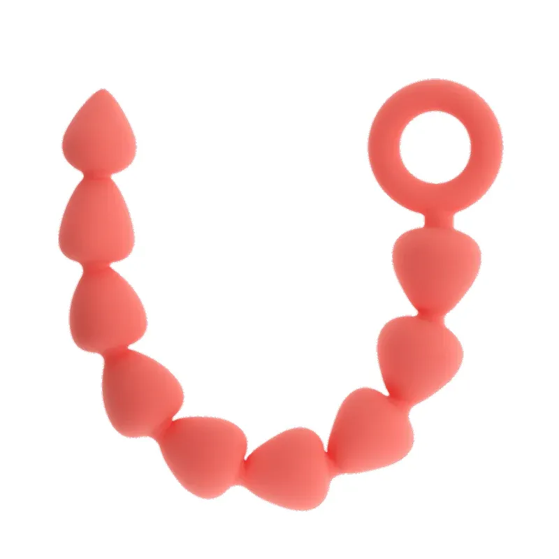 SP2142 Peaches n&#39; CreaMe Silicone Anal Beads