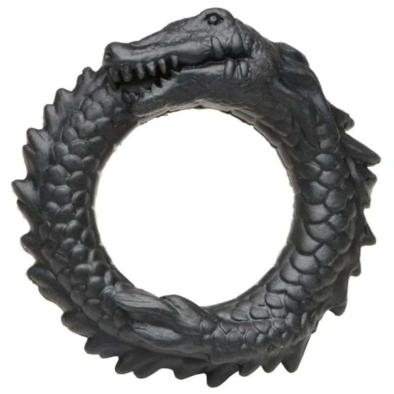 XRAH297 Caiman Cock Ring Black