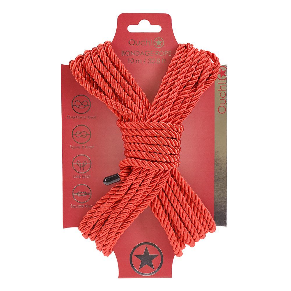 ST1529 Bondage Rope Red 10m