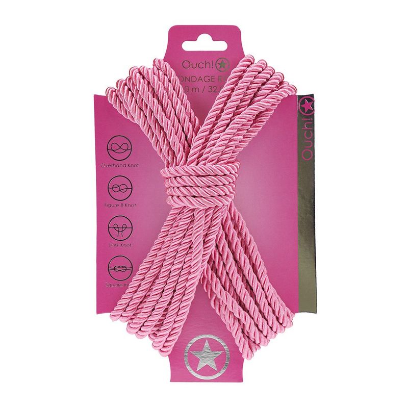 ST1527 Bondage Rope Pink 10m