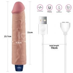 LV330212 Softee Rechargable Dildo 9.5"