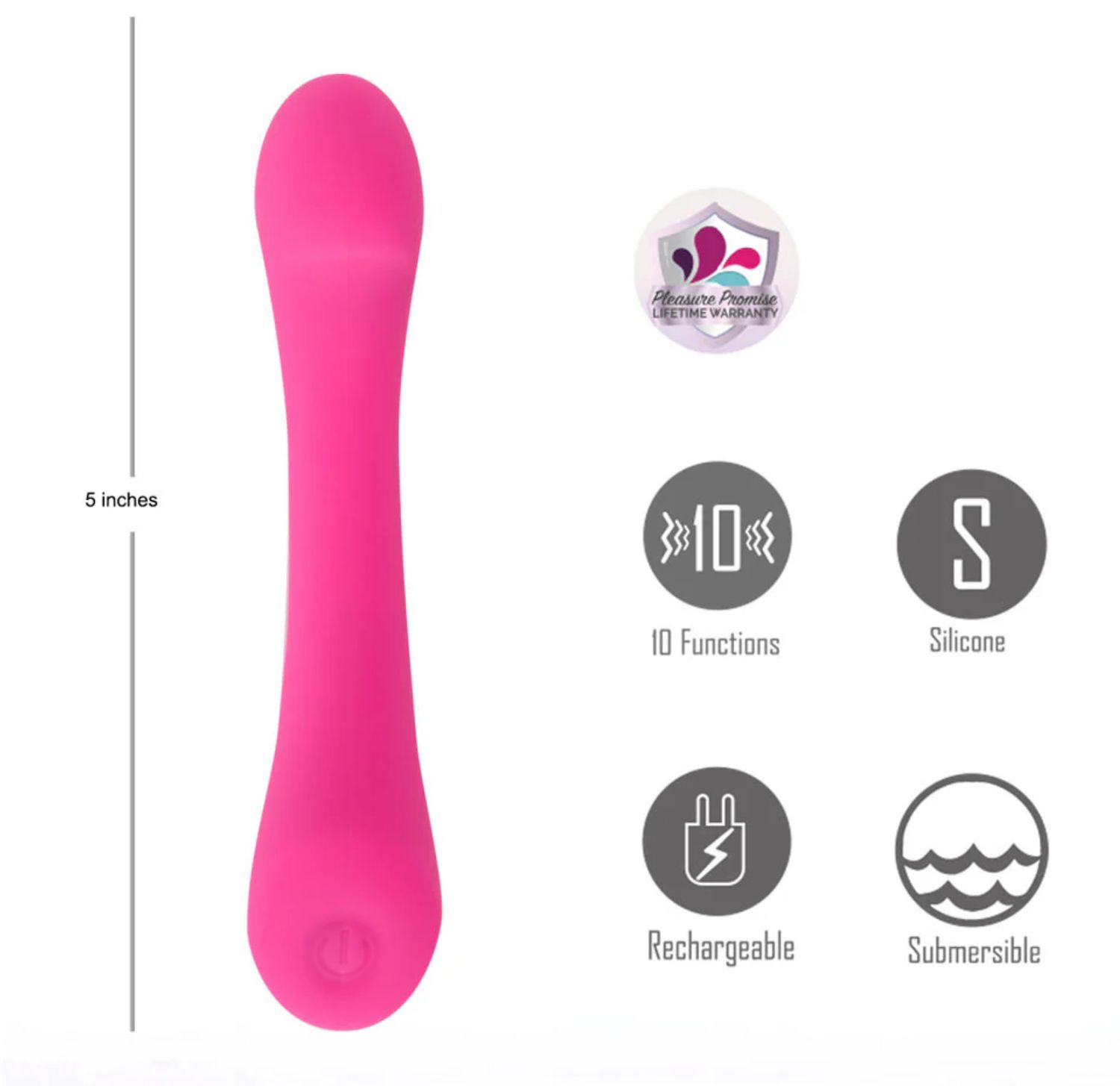 BO-25-12 Kenna G-Spot Vibrator Pink