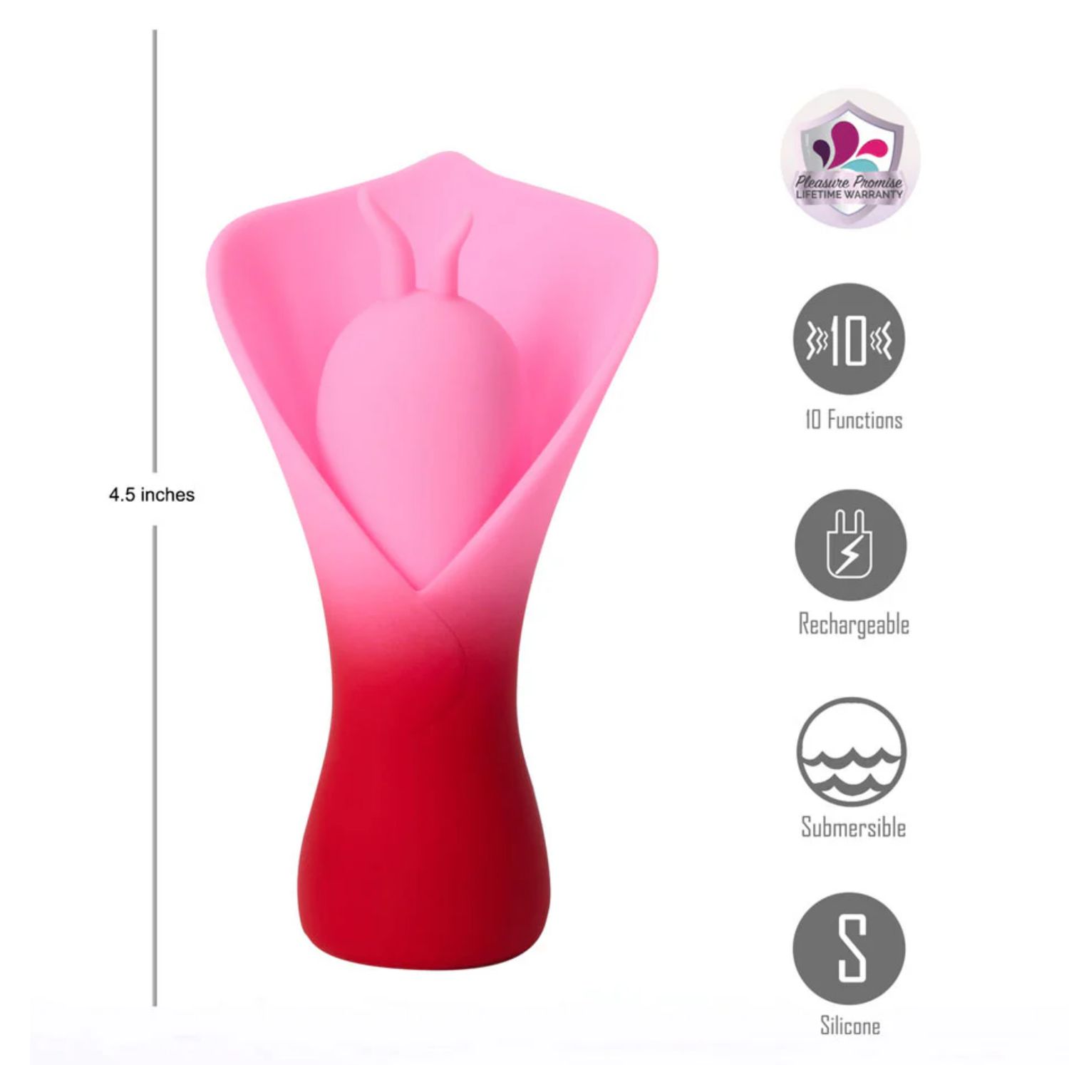 MA25-11 Mina Mini Flower Vibrator Red
