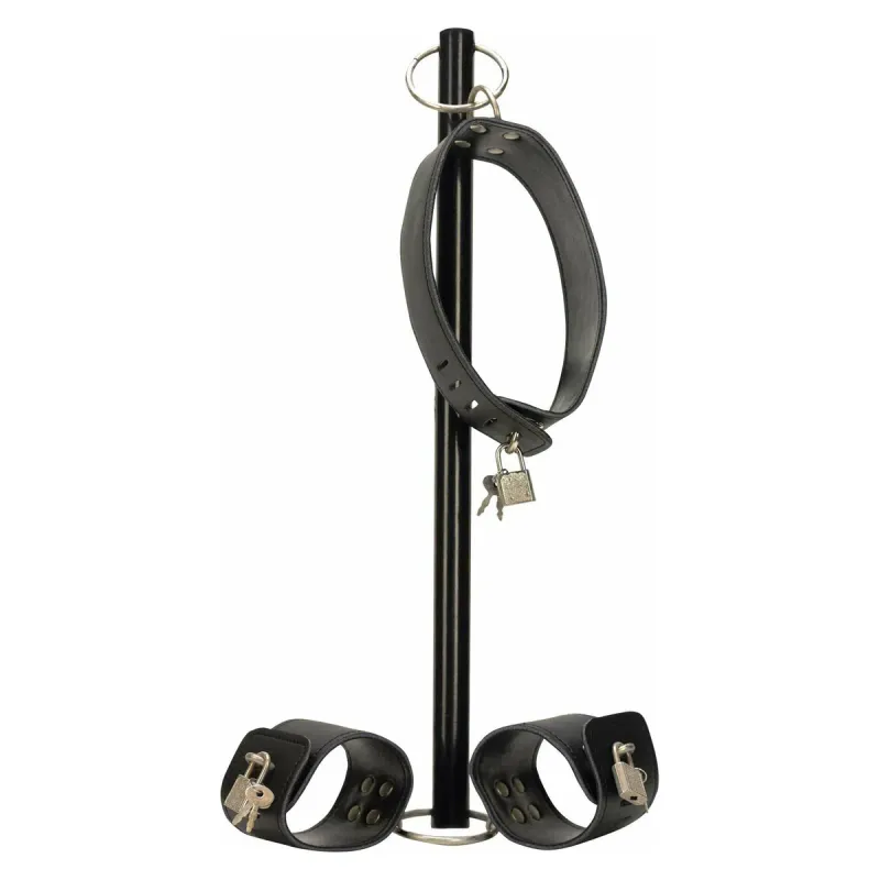 5505-1 Punishment Neck/Wrist Bar Black