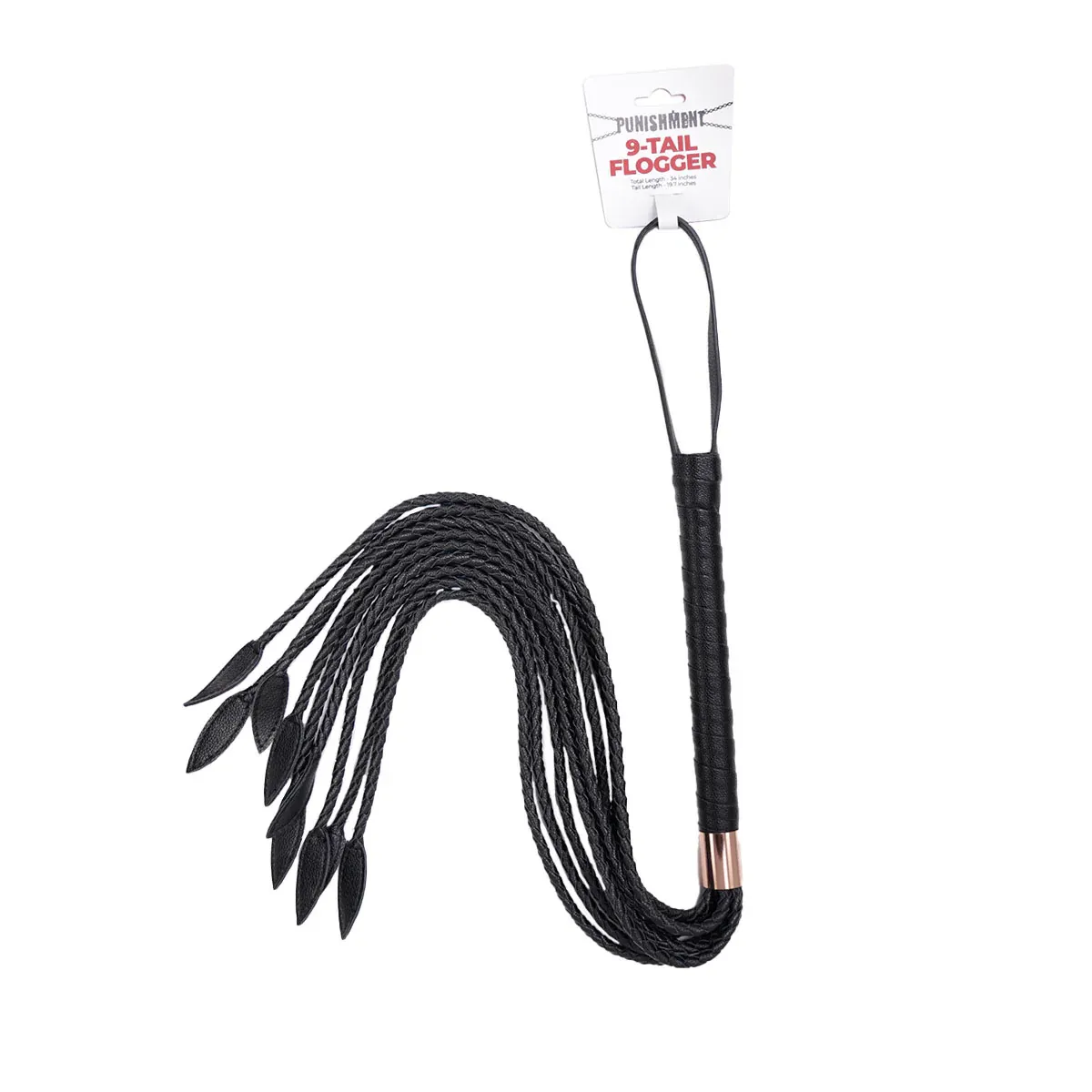 57810 Punishment Braided 9 Tail Rose Gold