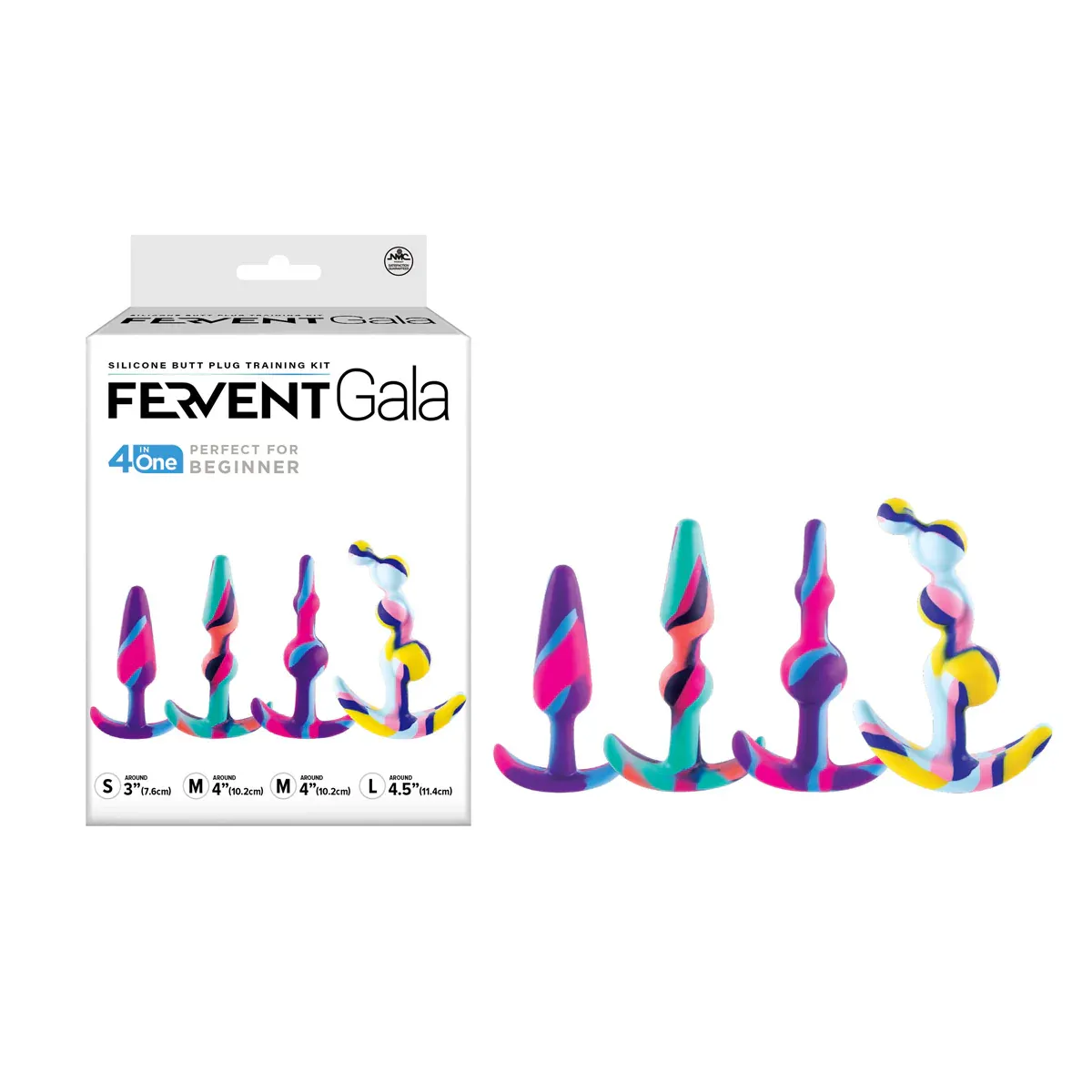 EP633157 Fervent Gala 4pc Butt Plug Set