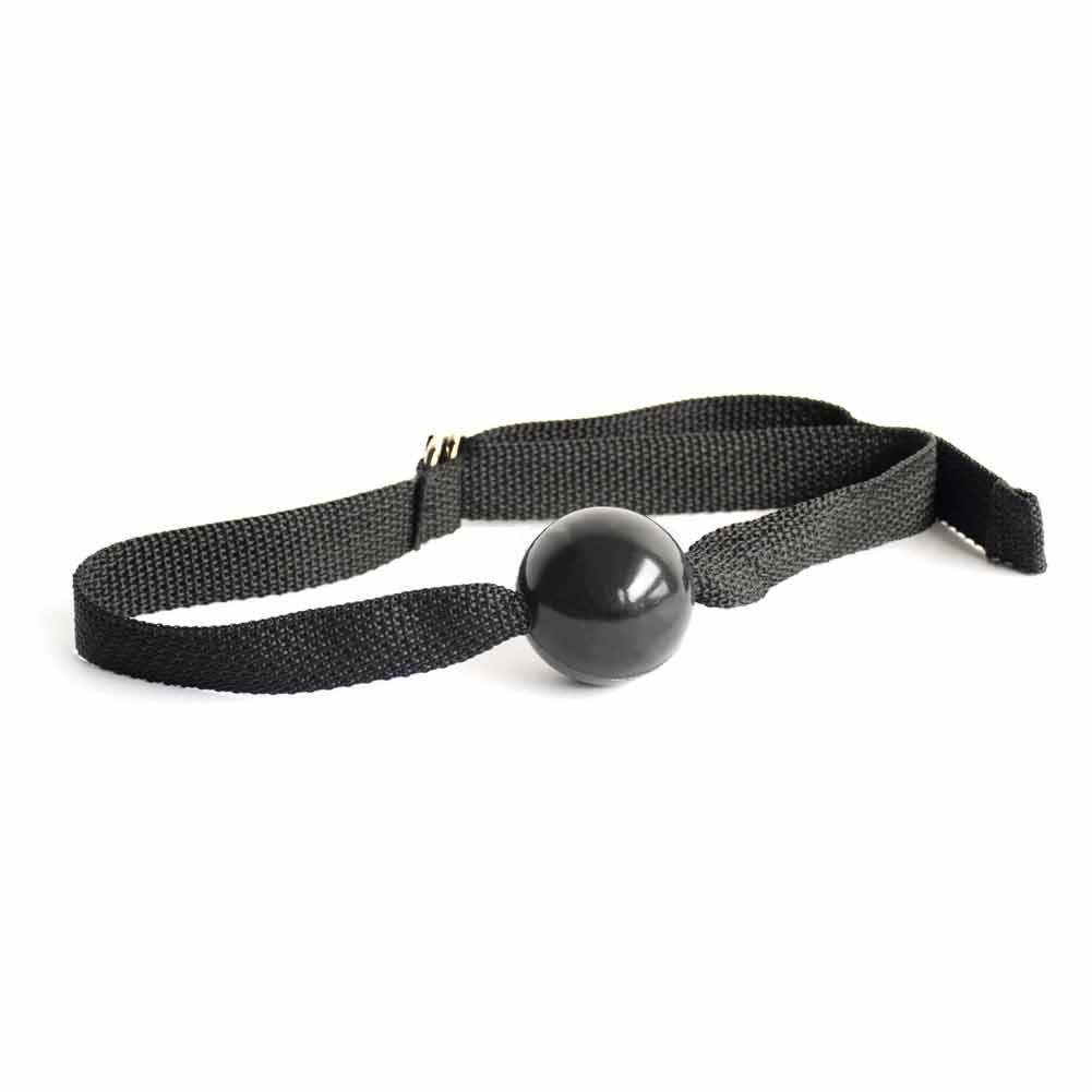 3028 Webbing Adjustable Ball Gag Red