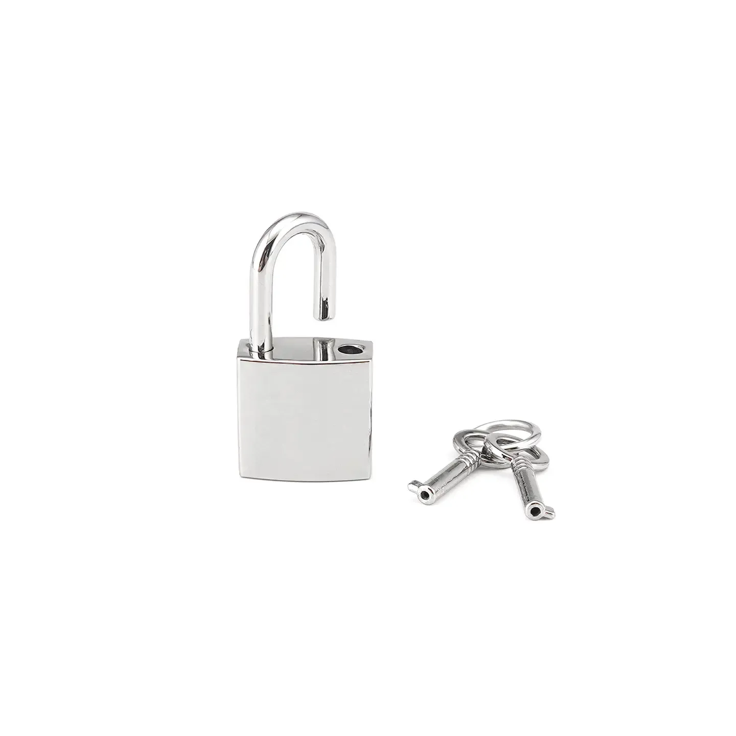 AS-80160 Silver Square Padlock 2pc