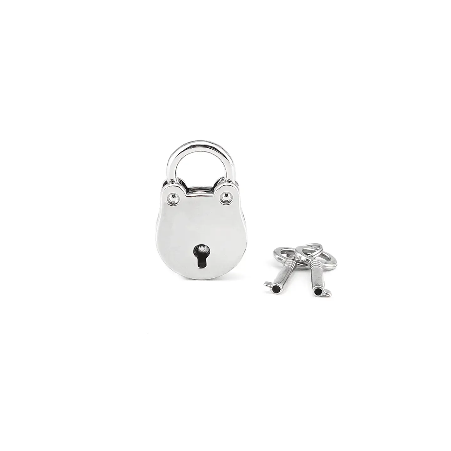 AS-80162 Silver Round Padlock 2pc