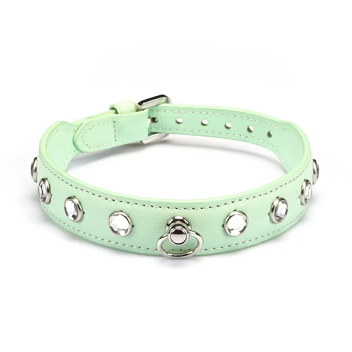 CL-80739 Diamond Choker Green