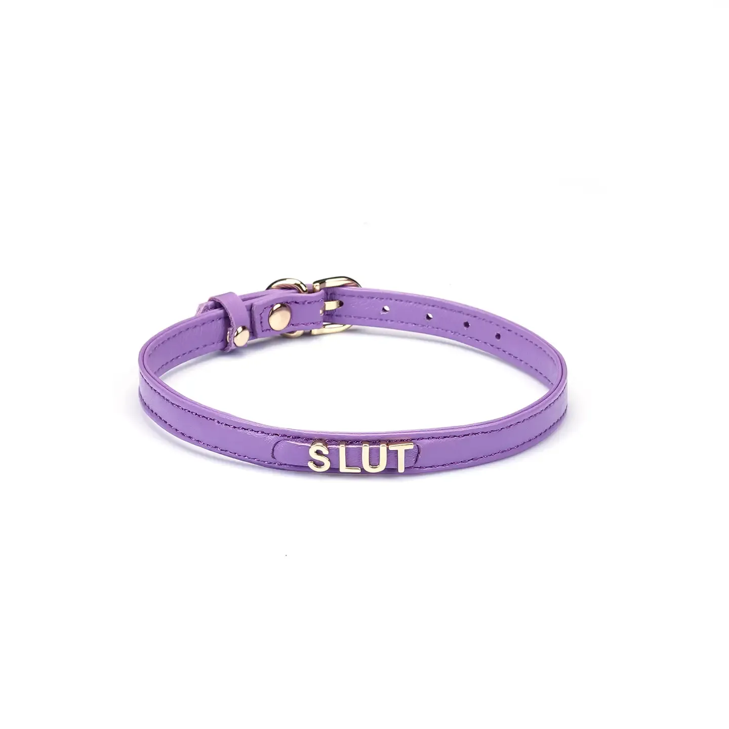 CL-80815 Slut Collar Purple