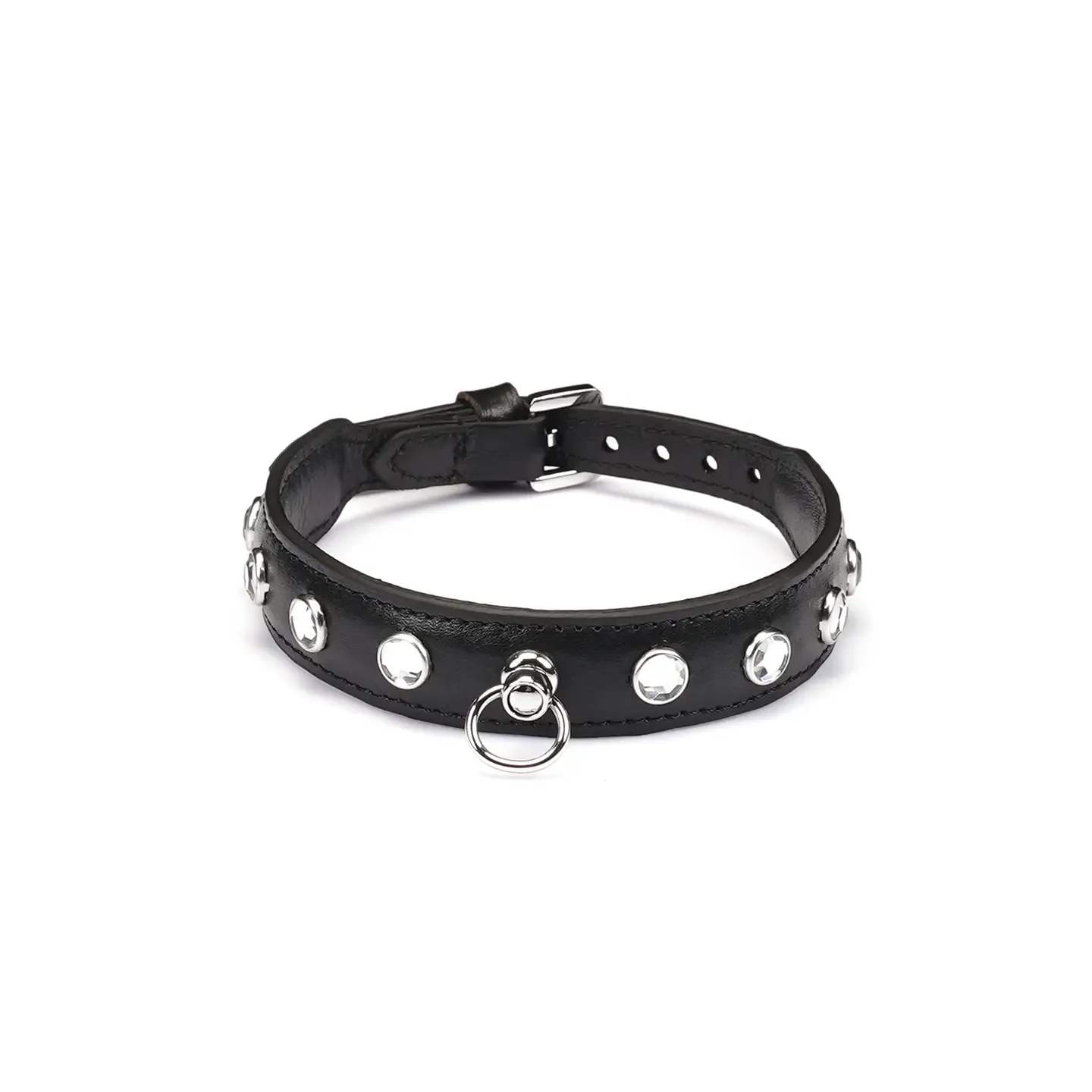 CL-80892 Diamond Choker Black