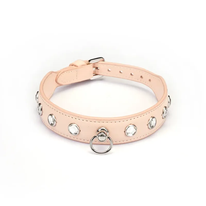 CL-80849 Diamond Choker Pink