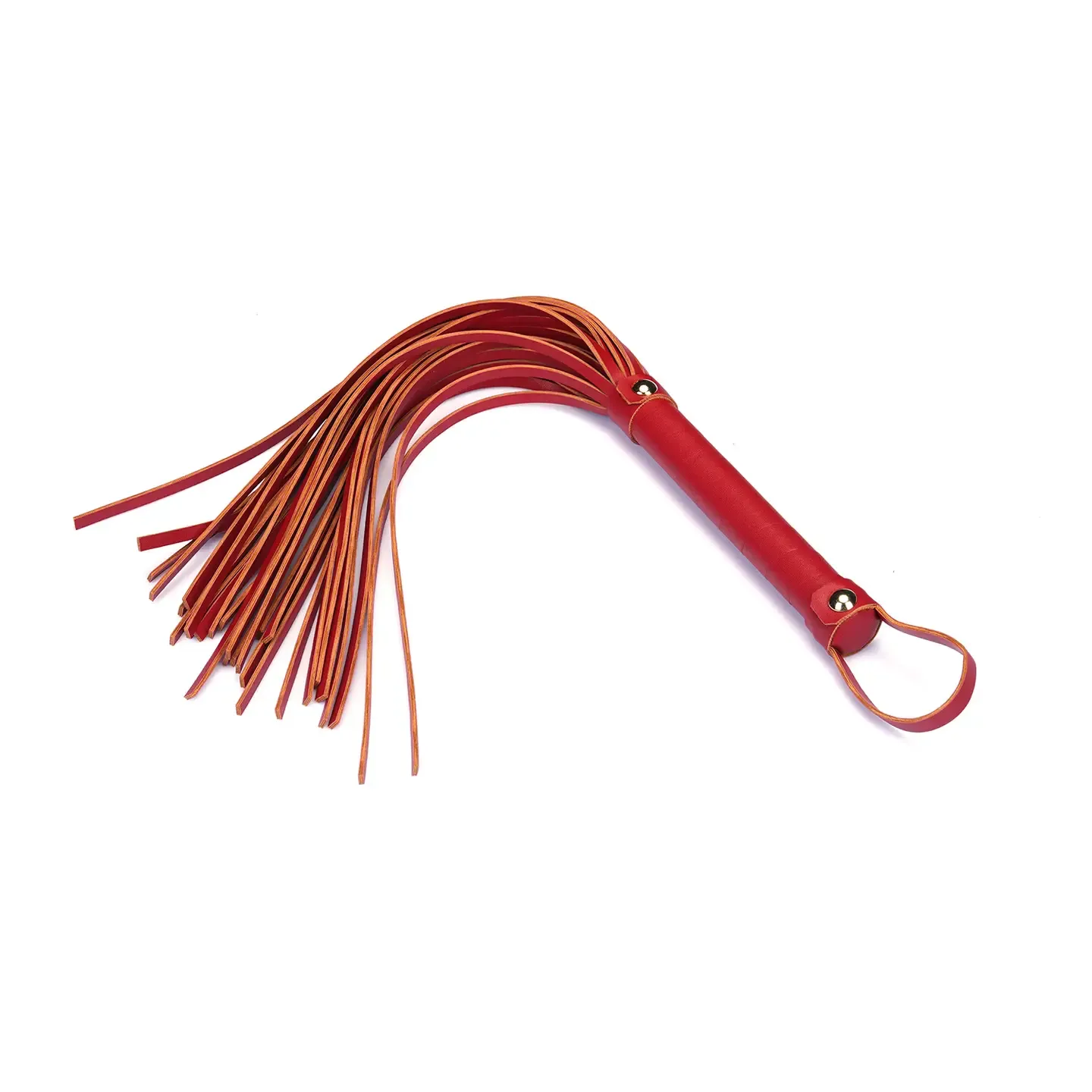 FG-80865 Faux Leather Flogger Red