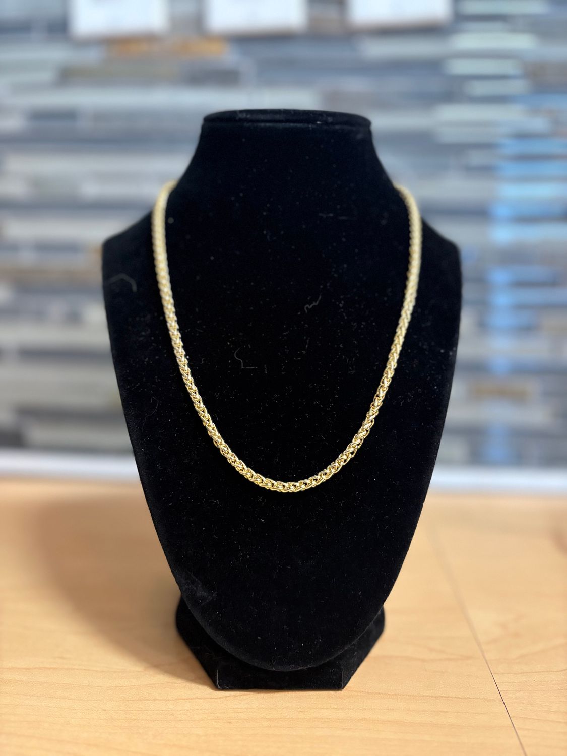 Gold Chain Lockable Day Collar